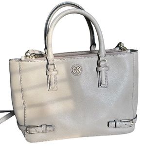 Tory Burch Double Zip Leather Bag